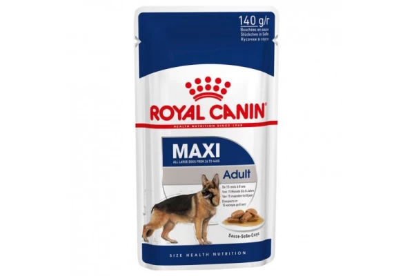 Royal Canin Maxi Υγρή Τροφή Σκύλου με Κρέας σε Φακελάκι 10 x 140γρ.