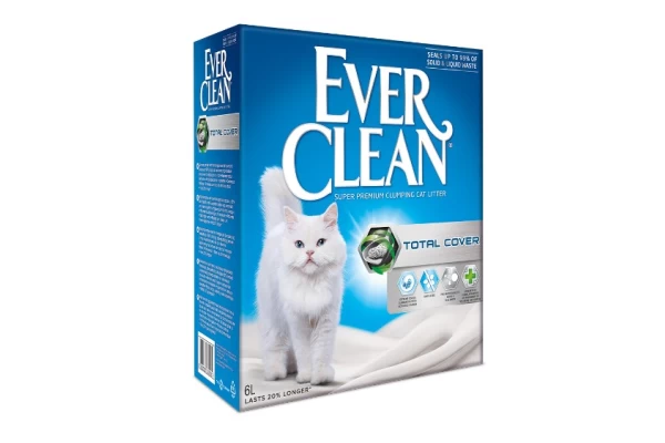 Ever Clean Total Cover Clumping Cat Litter Unscented 6L