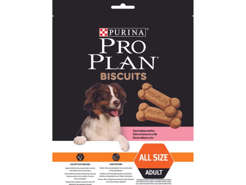 PURINA PRO PLAN ADULT ΜΠΙΣΚΟΤΑ ΣΚΥΛΟΥ ΣΟΛΟΜΟΣ & ΡΥΖΙ 400G
