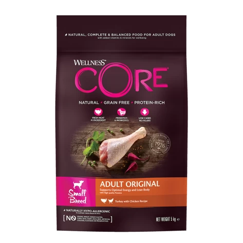 Wellness Core Adult Original Small Breed Γαλοπούλα 5kg