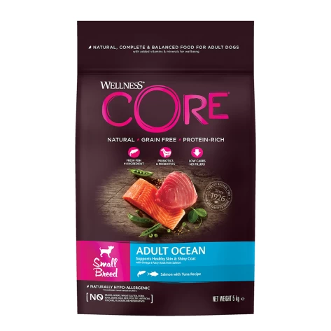 Wellness Core Adult Small Breeds Σολομός & Τόνος 5kg