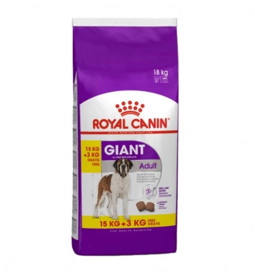 Royal Canin Giant Adult 15kg +3kg Δώρο