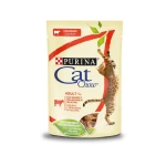 CAT CHOW ADULT Bοδινό & Μελιτζάνες σε Ζελέ 85g