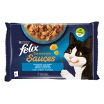 FELIX Sensations Sauces Πολυσυσκευασία Σολομό και Σαρδέλα 4x85g