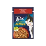 FELIX Sensations Jellies με Βοδινό σε Ζελέ με Ντομάτα 85g