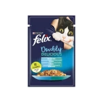 FELIX AGAIL Doubly Delicious με Σολομό και Σαρδέλα σε Ζελέ 85g