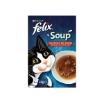 FELIX Soups Πολυσυσκευασία με Βοδινό, Κοτόπουλο και Αρνί 6x48g