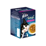 FELIX Soups Πολυσυσκευασία με Βοδινό, Κοτόπουλο και Τόνο 6x48g