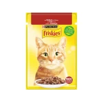 Friskies® για ενήλικες γάτες με Βοδινό σε σάλτσα 85g