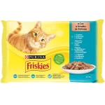 Friskies® για ενήλικες γάτες με Θαλασσινά σε σάλτσα - πολυσυσκευασία 4x85g