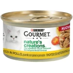 PURINA GOURMET™ Nature's Creations, Πλούσιο σε Κοτόπουλο, γαρνιρισμένο με σπανάκι και ντομάτες