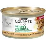 GOURMET NATURE'S CREATIONS με Γαλοπούλα, γαρνιρισμένο με άγριο καρότο και σπανάκι