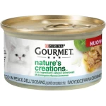 GOURMET NATURE'S CREATIONS με Ψάρια Ωκεανού, γαρνιρισμένο με σπανάκι και ρύζι 85g